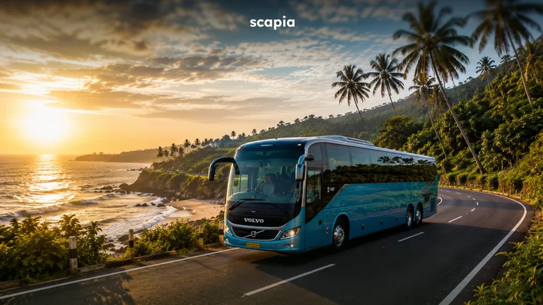 Busses to Ooty Munnar Sakleshpur Wayanad Scapia